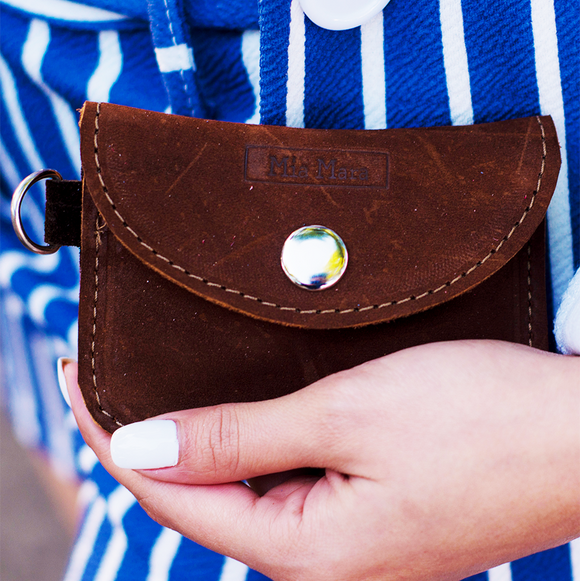 Suede Leather Coin Purse